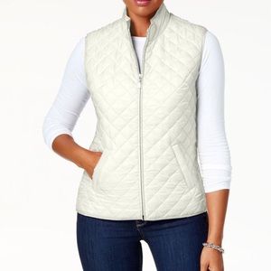 NWOT karen scott petite quilted vest 💛 SIZE PP